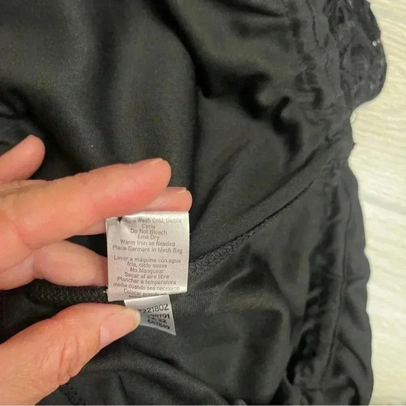 Venus Black Sequin Lace Open Back Bell Long Sleeves Romper Elastic Waist Size L - Picture 16 of 16